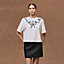 Printed boxy t-shirt, View: Worn, worn, view 2 of 4