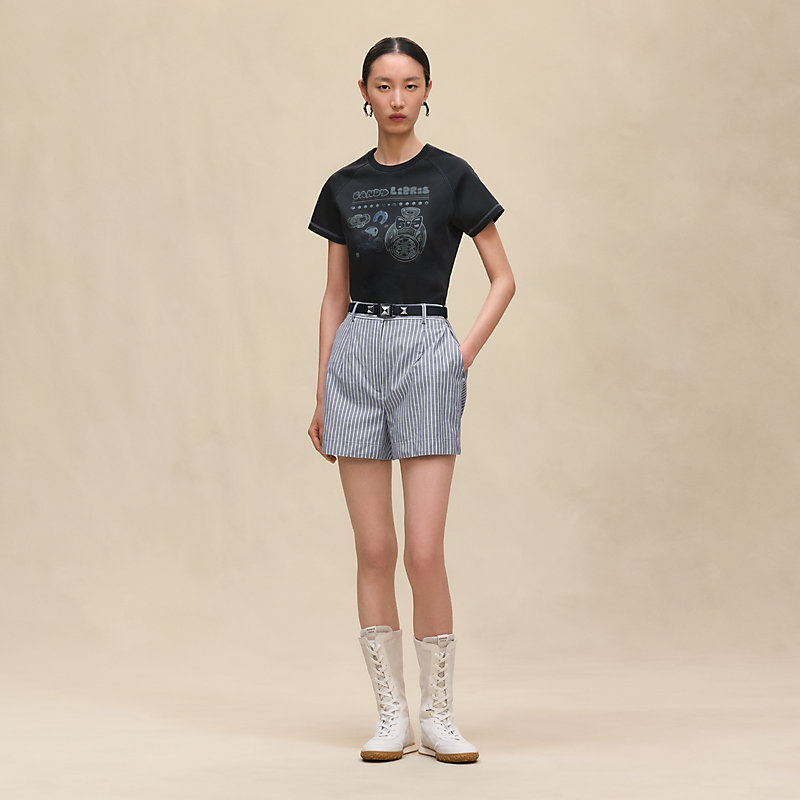 【プリントがお洒落♪】HERMES micro cartiglio Tシャツ Printed micro t-shirt | Hermès Finland