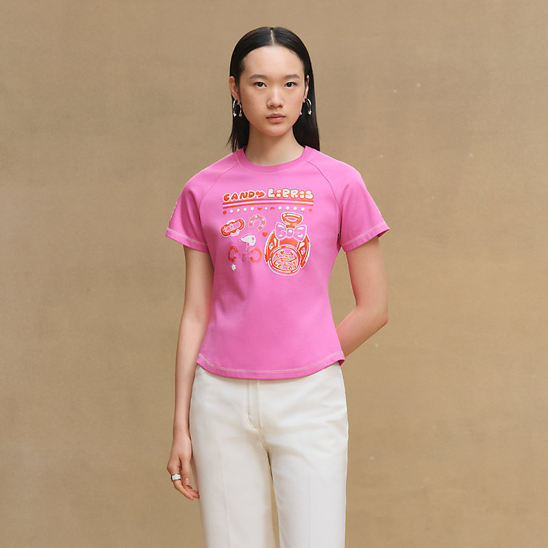 【エレガント】HERMES マイクロTシャツ オシャレ＊【HERMES】エルメス マイクロTシャツ 半袖 (HERMES/T