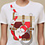 Printed micro t-shirt, View: Worn, worn, view 4 of 4