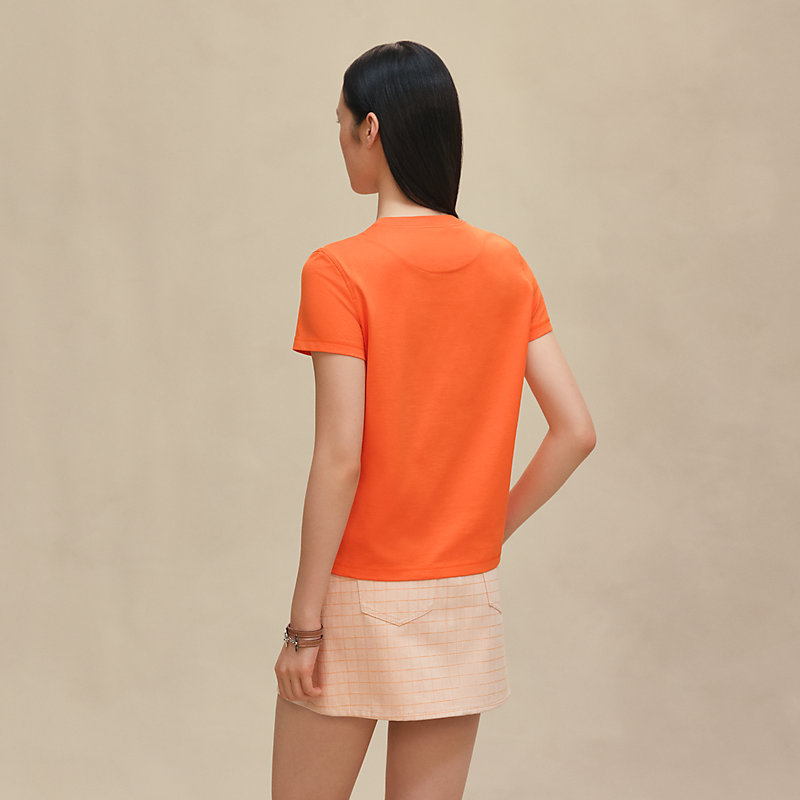 Printed straight t-shirt
