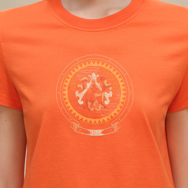 Printed straight t-shirt