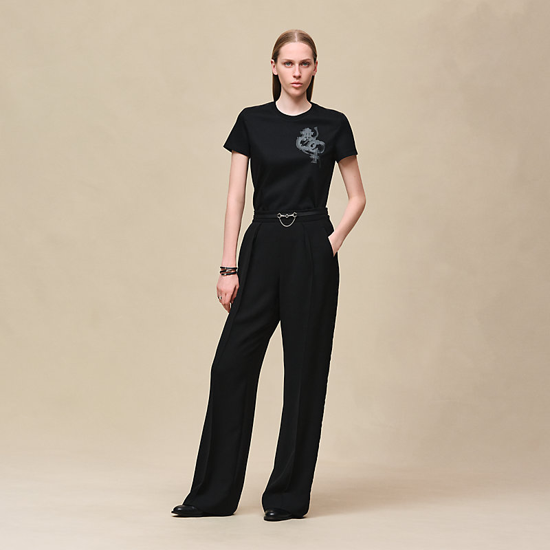 Printed straight t-shirt | Hermès Canada