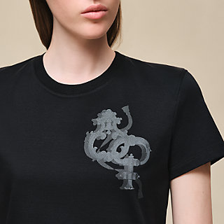 Printed straight t-shirt | Hermès Canada