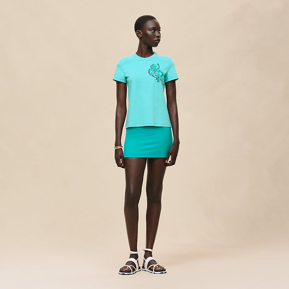 Printed straight t-shirt | Hermès Canada
