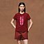 Printed straight t-shirt, View: Worn, worn, view 2 of 4