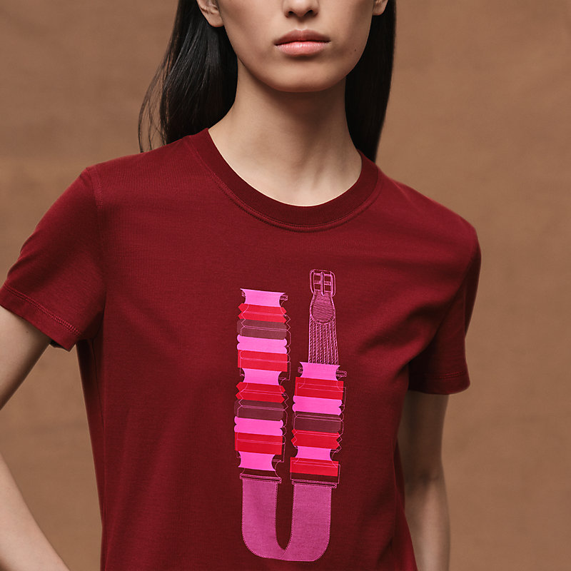Printed straight t-shirt