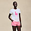 Printed straight t-shirt, View: Worn, worn, view 2 of 4