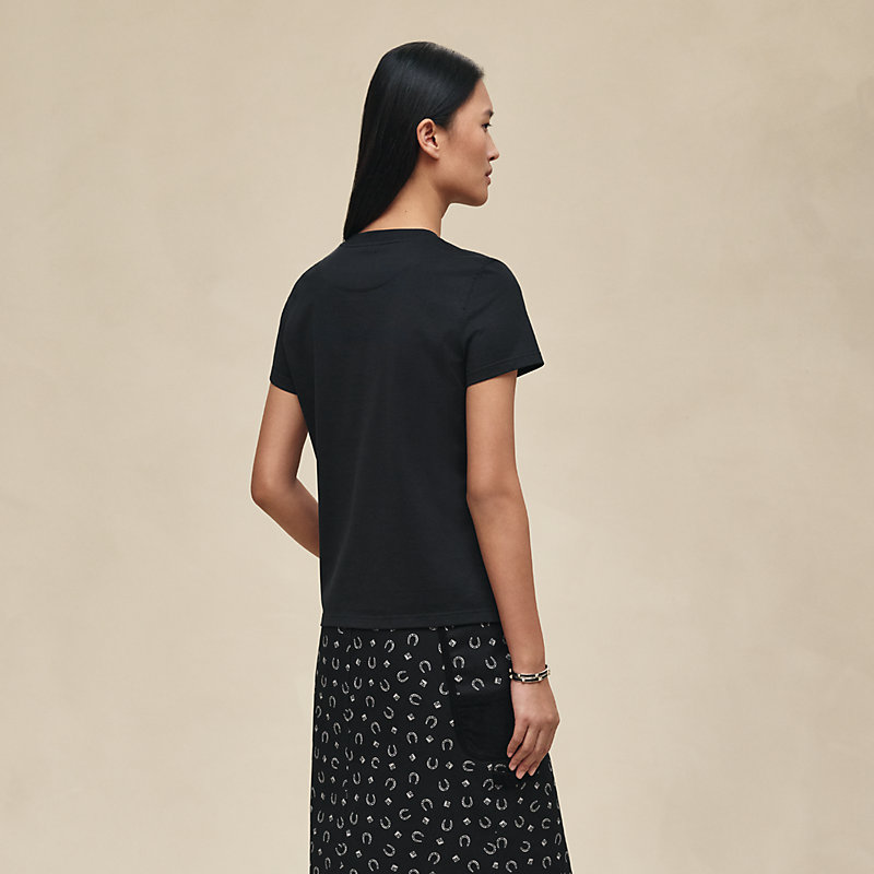 Printed straight t-shirt
