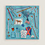 Promenade Coquette scarf 70, View: Flat, flat, view 1 of 3
