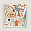 Promenade Coquette scarf 70, View: Flat, flat, view 1 of 4