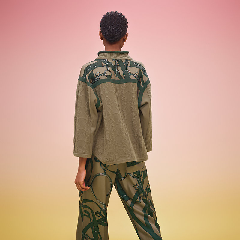 HERMES エルメス 22AW La Promenade du Matin 朝の散歩 カシミヤ