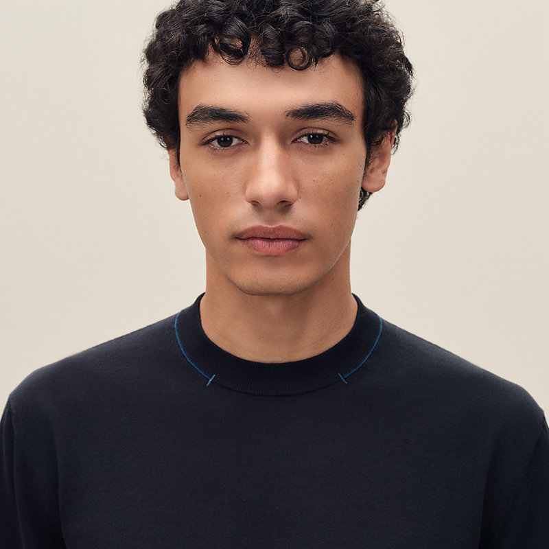 Pull col rond «&nbsp;H Bartack&nbsp;»