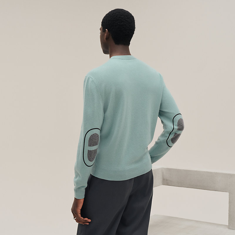 Pull col rond « maillon Chaîne d'Ancre »