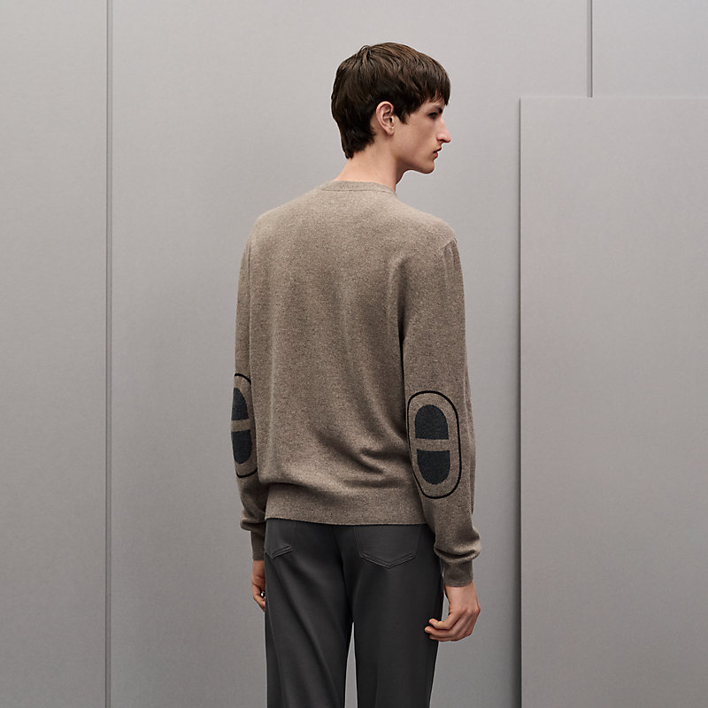 Pull col rond «&nbsp;Maillon Chaîne d'Ancre&nbsp;»