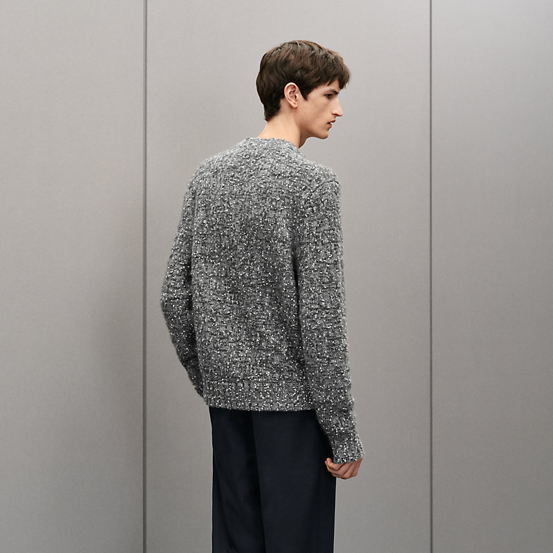 Pull col rond «&nbsp;tweed&nbsp;», Vue: , vue 3 sur 5