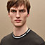 Pull collo rotondo “rayures & twist”, Vista: Immagine prodotto indossato, worn, vista 2 su 5