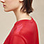 Pull manches courtes imprimé «&nbsp;Soleil de Soie Poudré&nbsp;», Vue: Vue portée, worn, vue 5 sur 5