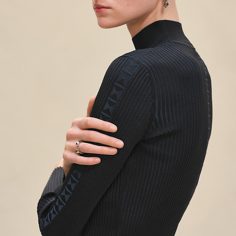 Pull manches longues - Noir | Hermès Canada