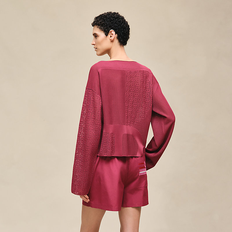 Pull manches longues motif «&nbsp;Chaîne d'Ancre&nbsp;»