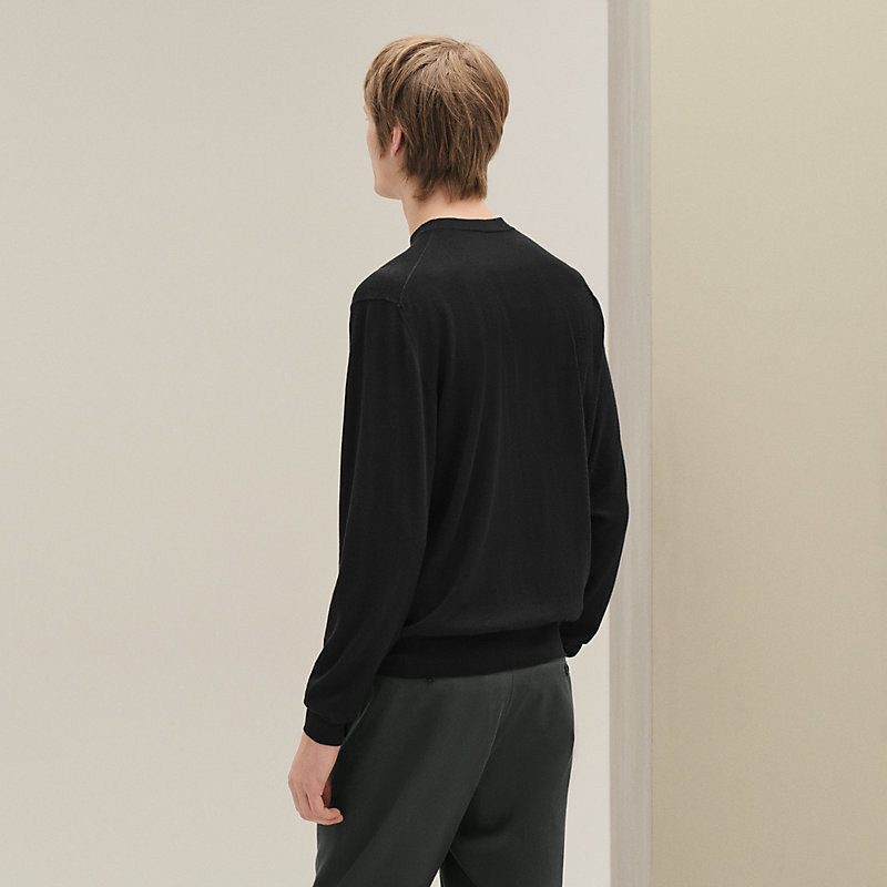 Pullover mit Rundhalsausschnitt "Détail H"