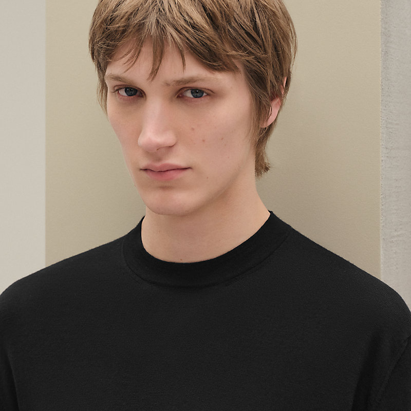 Pullover mit Rundhalsausschnitt "Détail H"