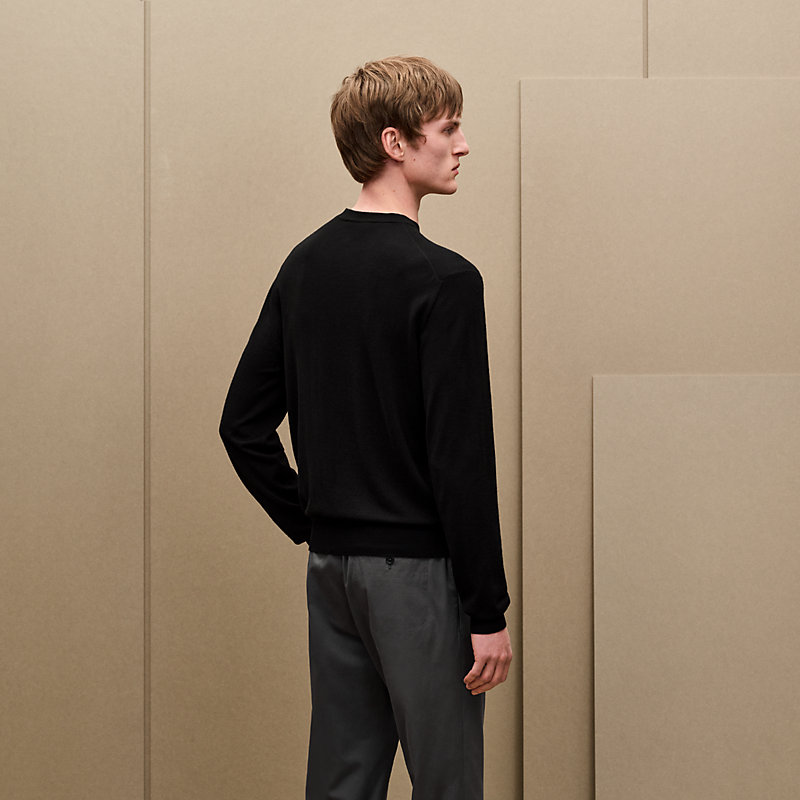 Pullover mit Rundhalsausschnitt "Détail H"