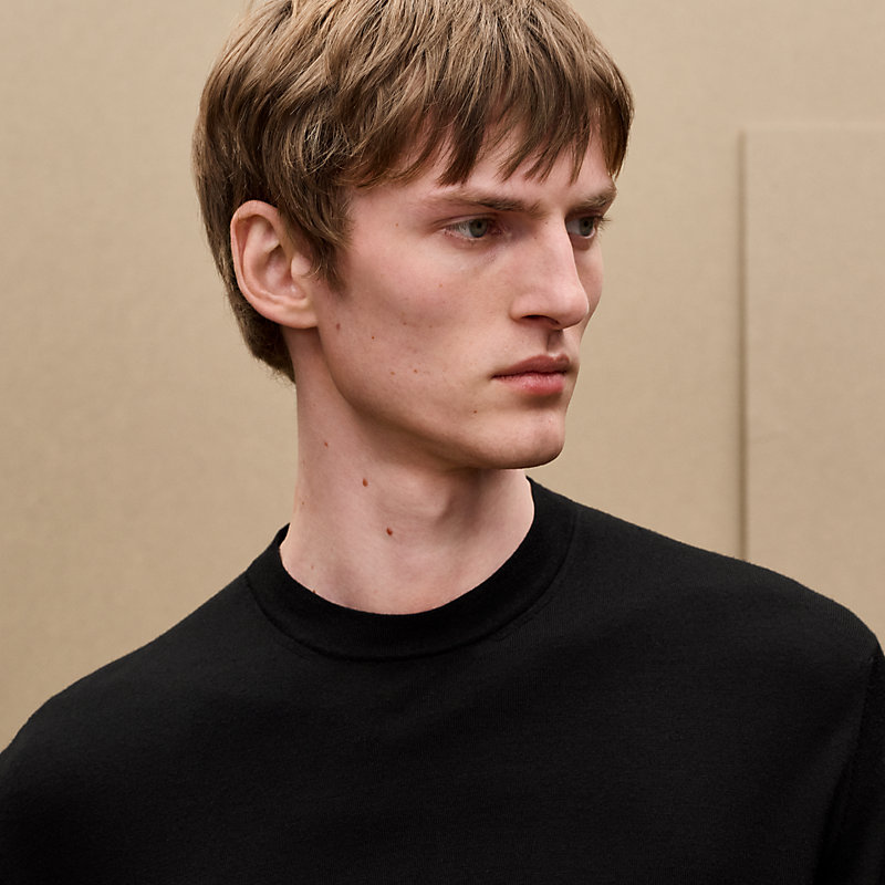 Pullover mit Rundhalsausschnitt "Détail H"
