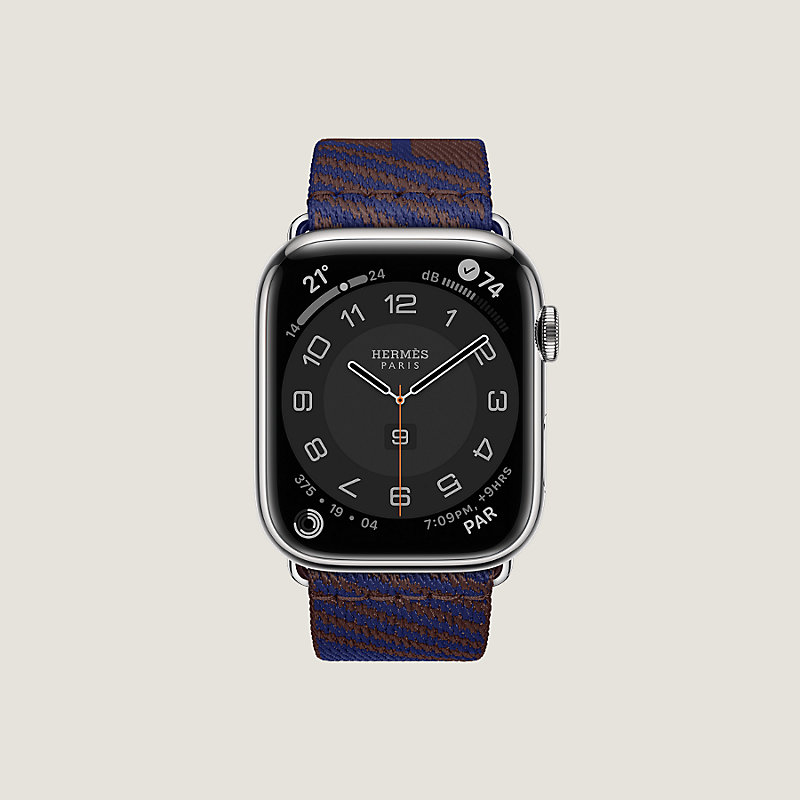 Pulseira Apple Watch Hermès Simple Tour 45&nbsp;mm Jumping