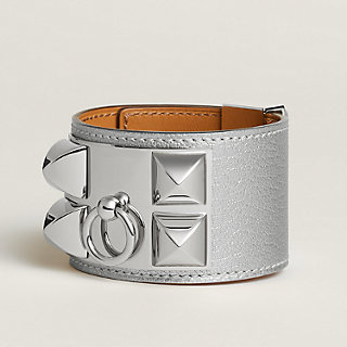 Pulseira Collier de Chien - Cinza | Hermès Brasil