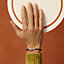Puzzle H Trio Silk bracelet, View: Worn, worn, view 2 of 2