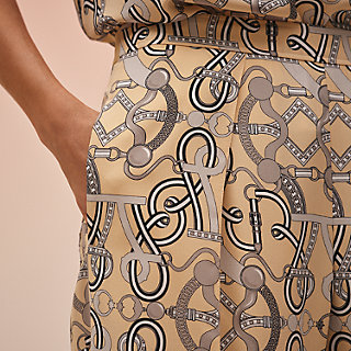 【上質さ極まる】HERMES Pantalon court Inspiration Pyjama Run H
