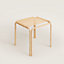 Quadratischer Hocker Karumi, Ansicht: Getragene Ansicht, worn, Ansicht 1 von 3