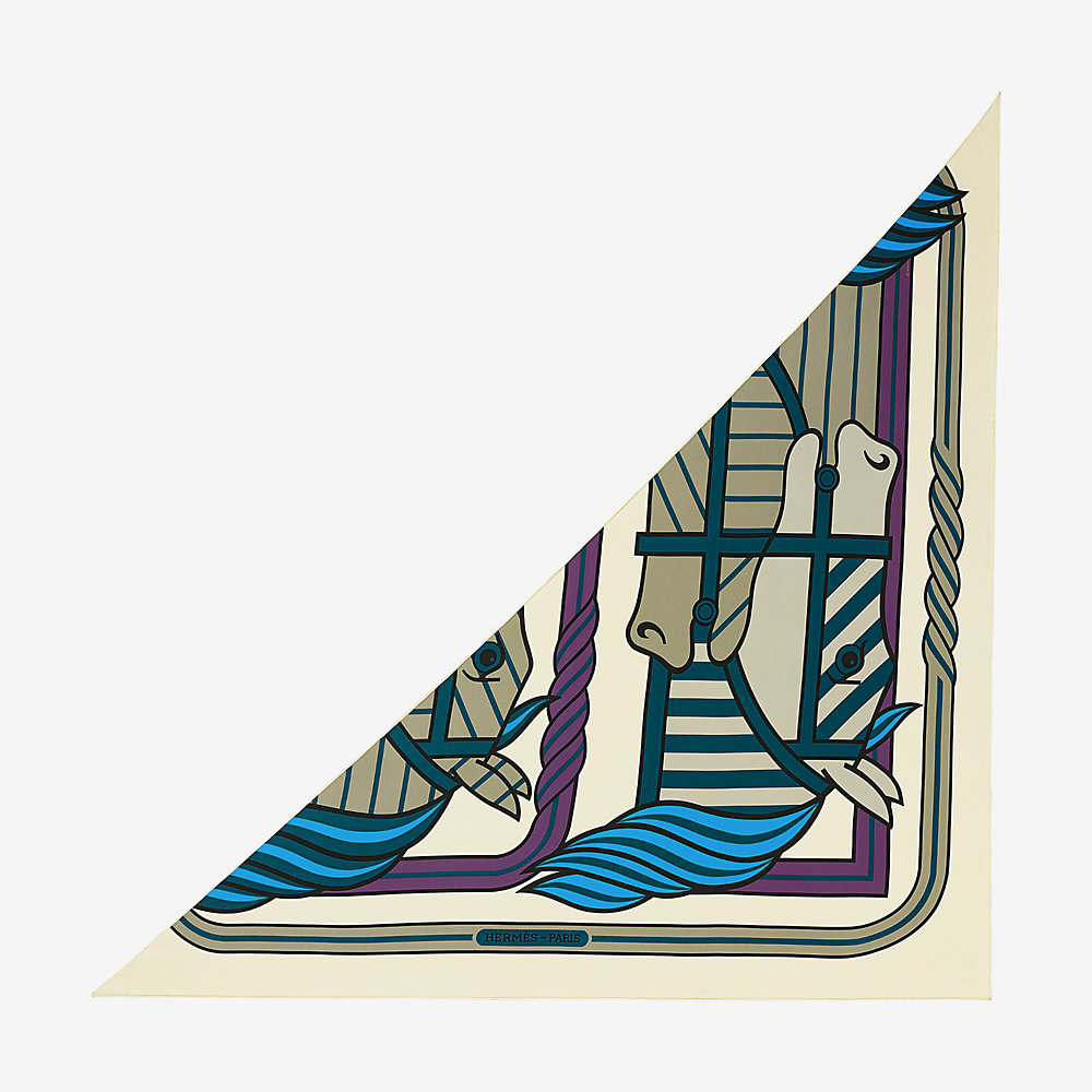 hermes giant triangle scarf