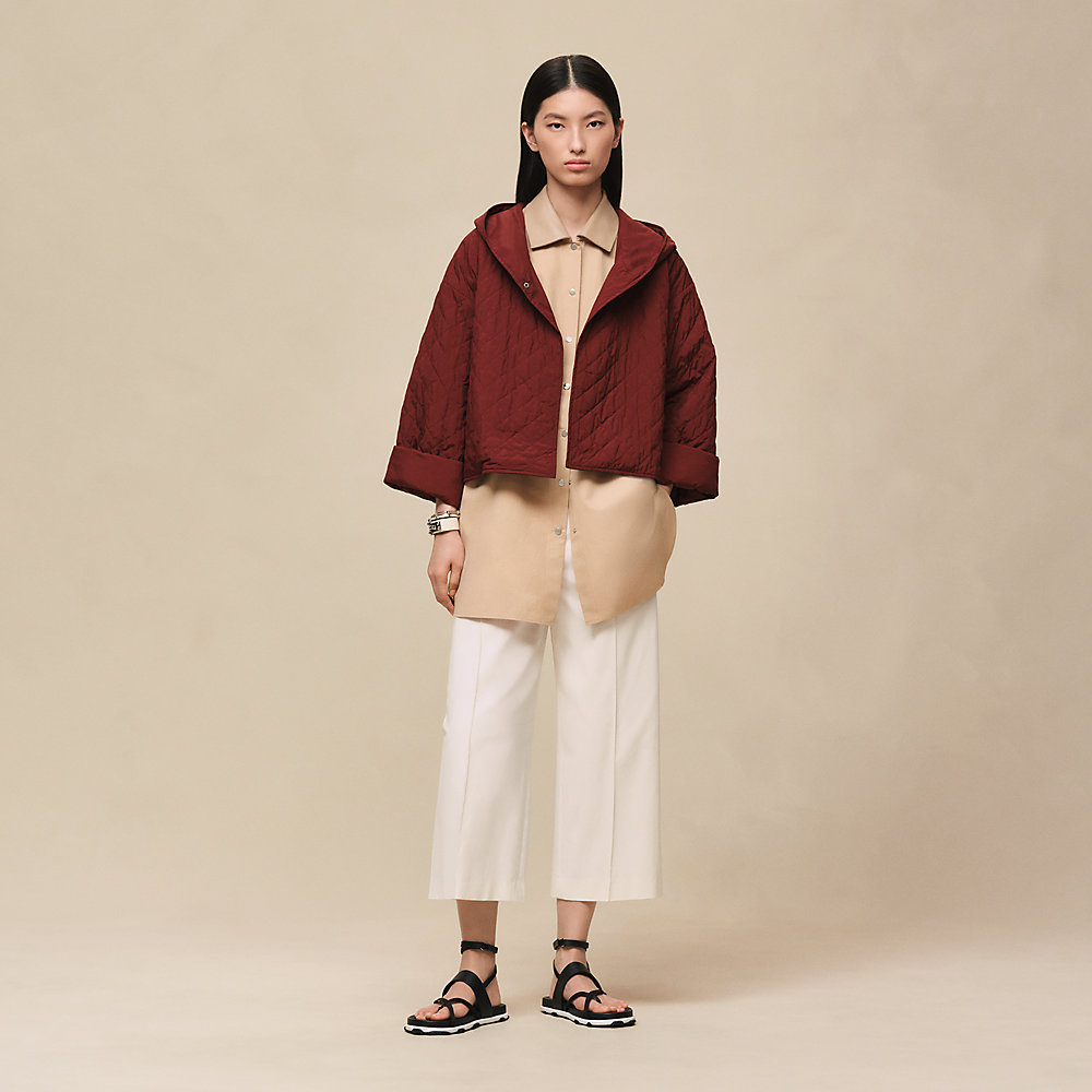 HERMES 25S HOODED DOWN JACKET 219