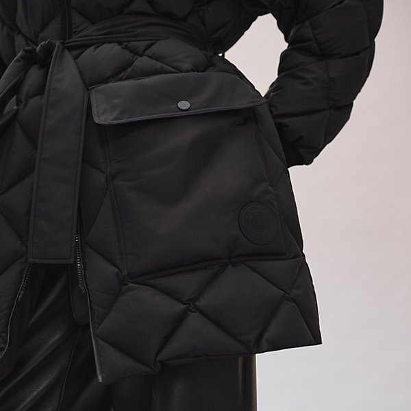 quilted puffer coat
