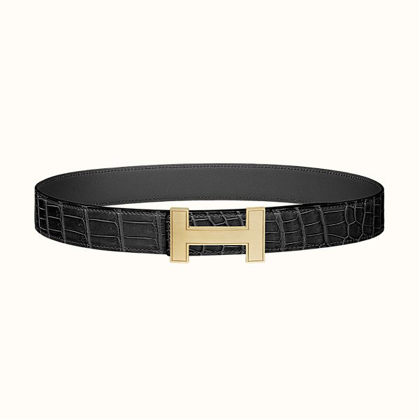 Quizz belt buckle \u0026 Leather strap 32 mm 