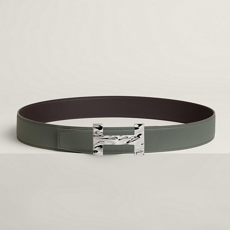 Quizz H2O belt buckle & Reversible leather strap 38 mm | Hermès