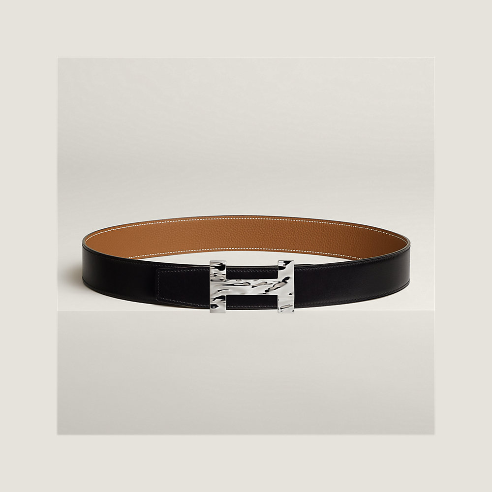 Quizz H2O belt buckle & Reversible leather strap 38 mm | Hermès Canada