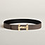 Quizz H2O belt buckle & Reversible leather strap 38 mm, view 2 of 2