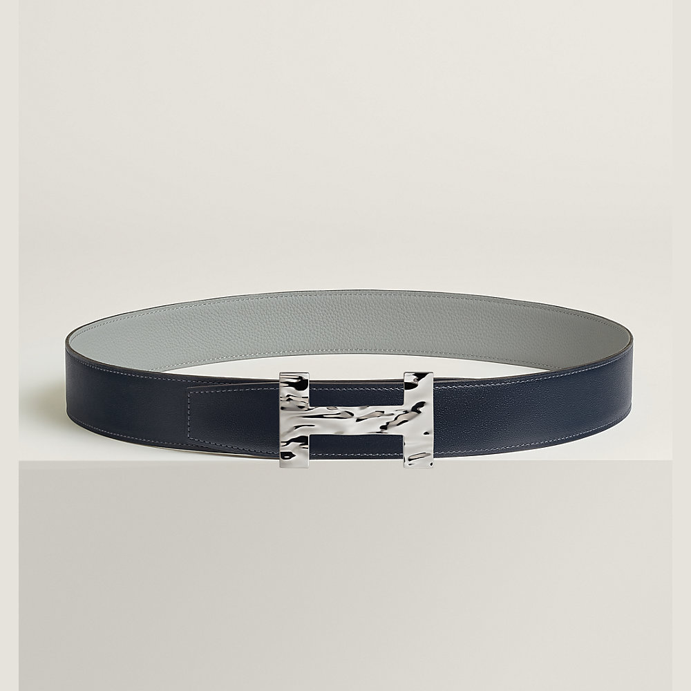 Quizz H2O belt buckle & Reversible leather strap 38 mm | Hermès ...