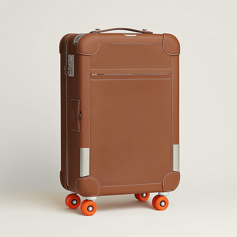 Hand Luggage Hermes Travel Luggage Cabin Suitcase Beige Hermès USA