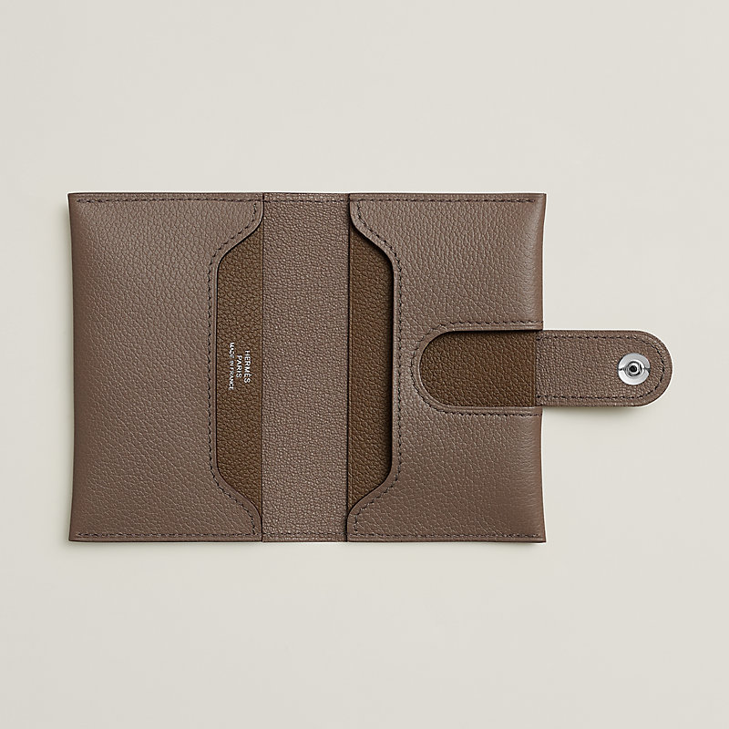 HERMES◆BEARN CARD HOLDER Etoupe & Etain◆ R.M.S card holder | Hermès UK