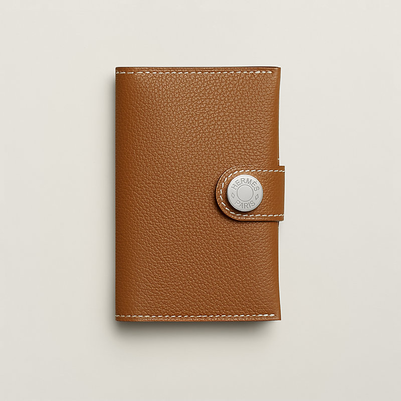R.M.S card holder - Blue | Hermès USA