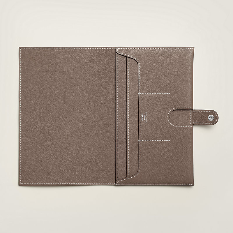 R.M.S Toutenmain wallet - Brown | Hermès USA