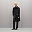Raincoat with leather details, View: Worn, worn, view 1 of 7