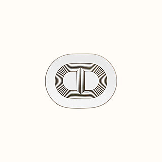 hermes rallye 24 oval plate