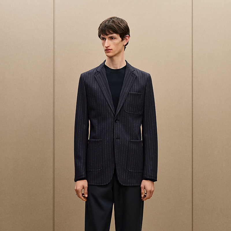 "Rayure technique" 24 Relax jacket, short model
