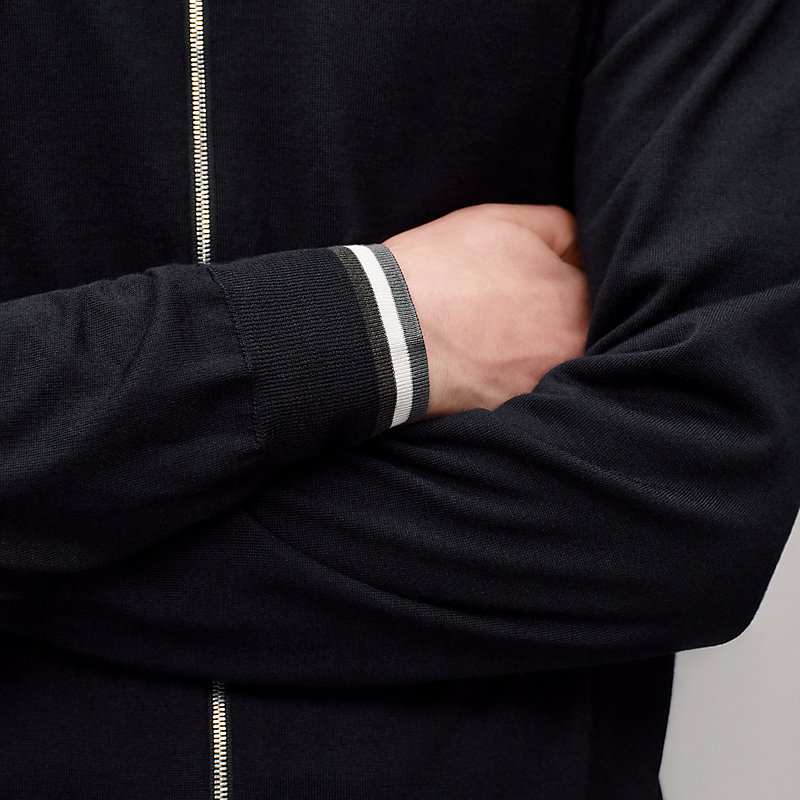"Rayures & twist" zipped jacket, View: , view 3 of 5