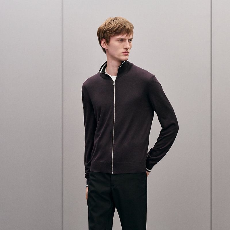 "Rayures & twist" zipped jacket, View: , view 4 of 5